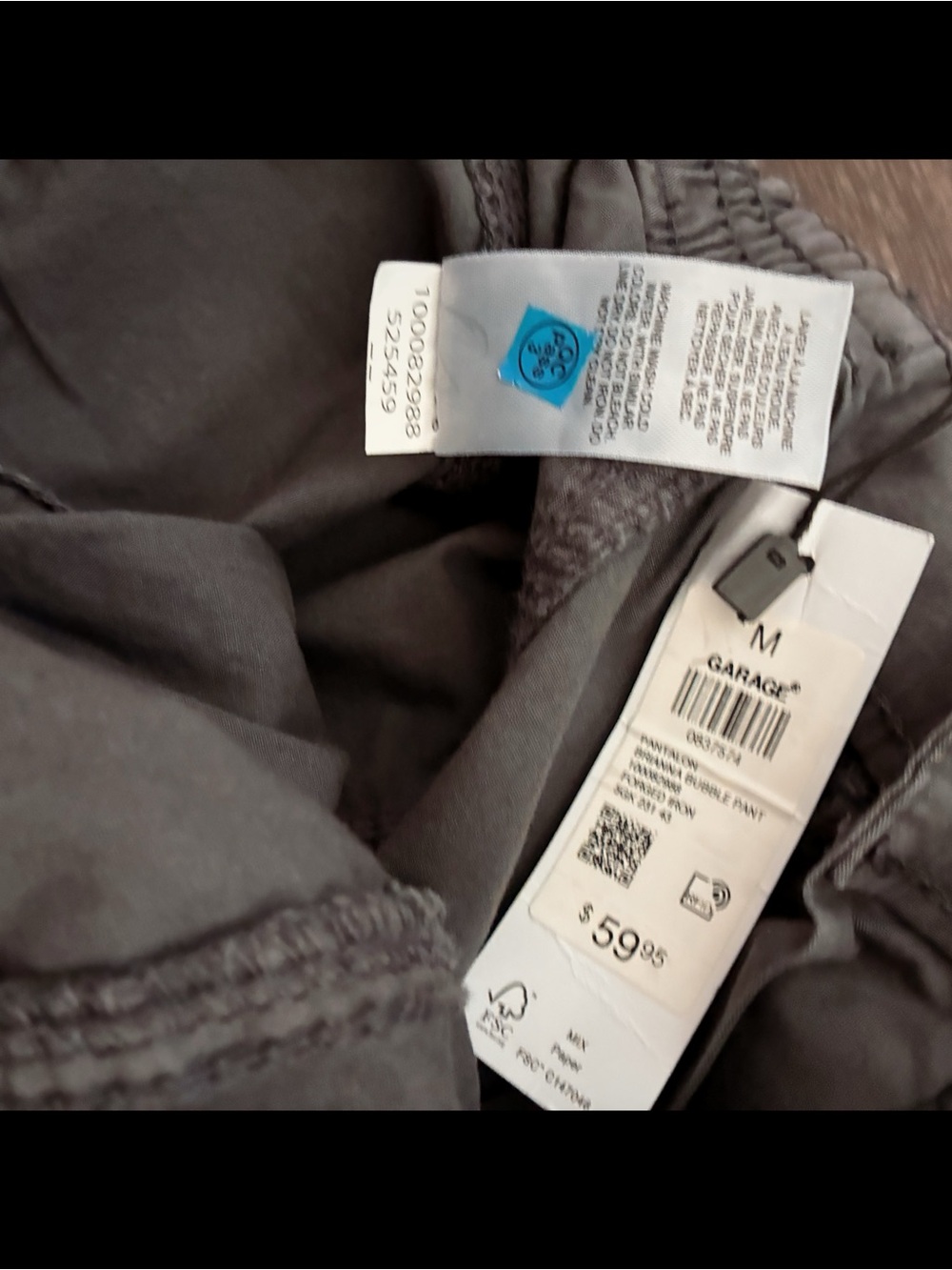 Garage Women's Gray Cargo Jogger Pants - Picture 11 of 13
